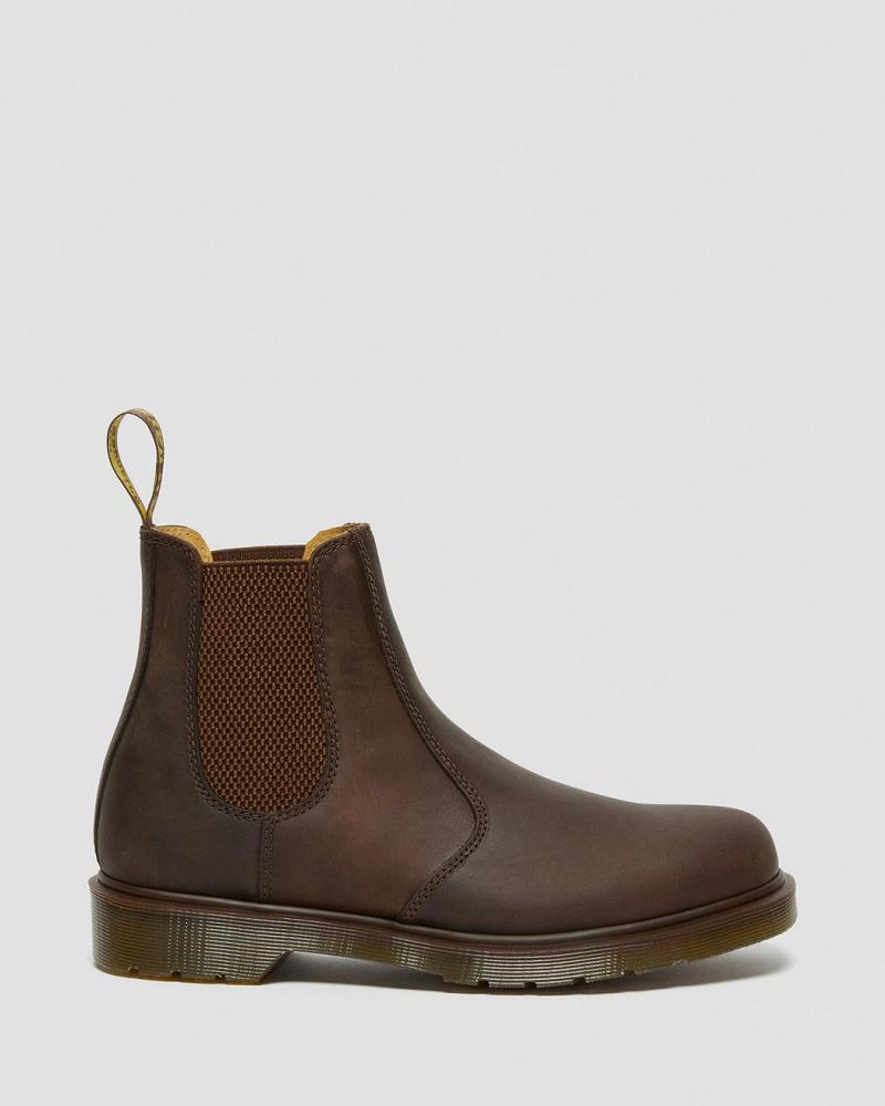 Dr Martens 2976 Crazy Horse Læder Ankelstøvler Dame Brune | DK 22JPQ